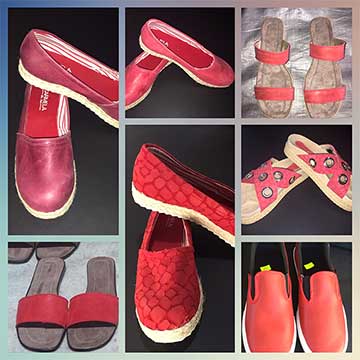 panchas y sandalias rojas 9
